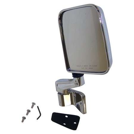 Crown Automotive Right Side Mirror And Arm, Chrome 82201772C